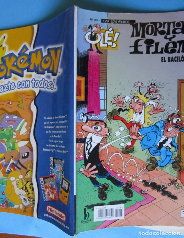 C&oacute;mics: MORTADELO Y FILEM&Oacute;N OL&Eacute;! NUMERO 83 - GRAN FORMATO - EDICIONES B - 2&ordm; EDICI&Oacute;N 2000 - Foto 2