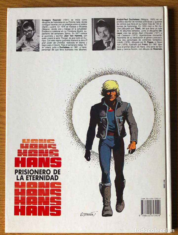 C&oacute;mics: HANS N&ordm;2 - ROSINSKI, A.P.DUCHATEAU, EDICIONES B 1990 - TAPAS DURAS - Foto 2