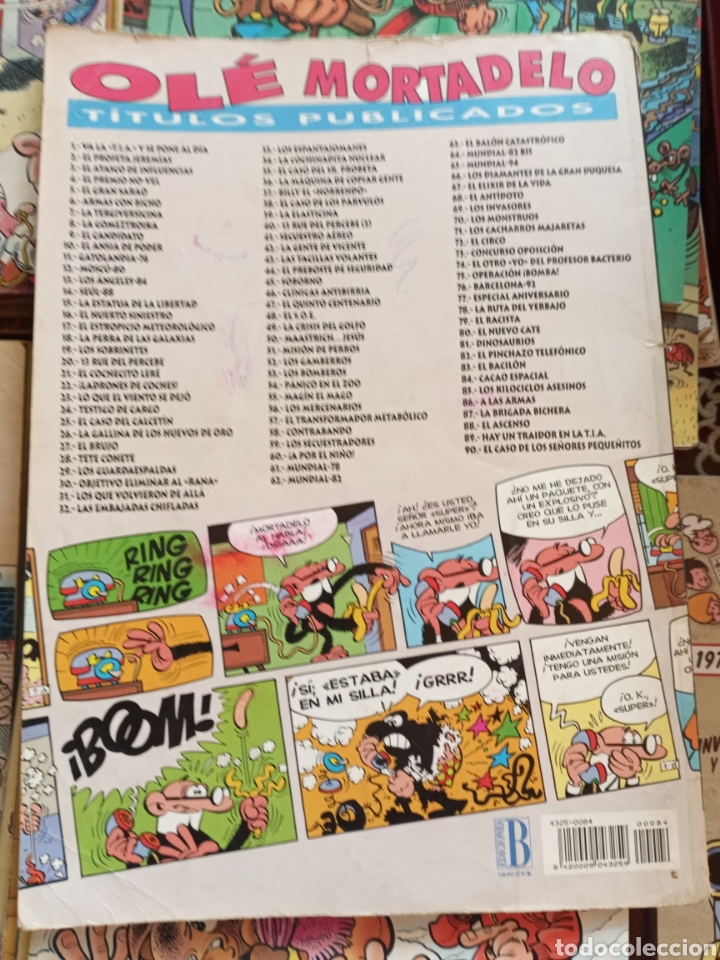 C&oacute;mics: Colecci&oacute;n Ol&eacute; 86 Mortadelo y Filem&oacute;n cj55 - Foto 2