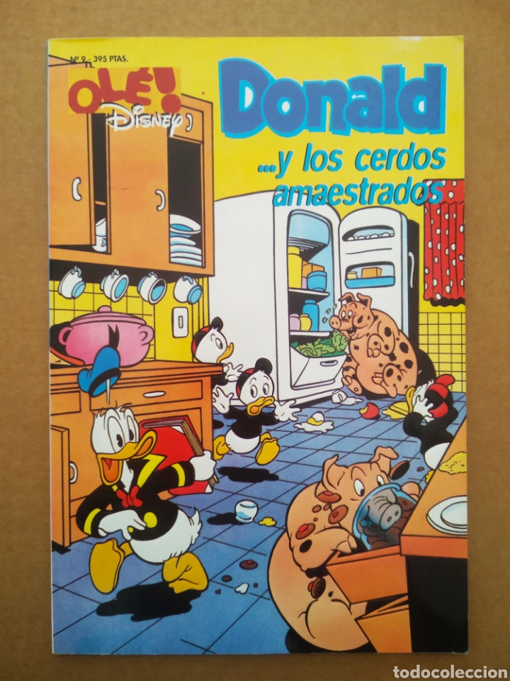 C&oacute;mics: Ol&eacute;! Disney n&deg;9 Donald Y Los Cerdos Amaestrados (Ediciones B, 1996). - Foto 1
