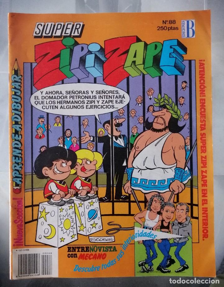 C&oacute;mics: SUPER ZIPI Y ZAPE N&ordm; 88 - EDICIONES B. 1990 - Foto 1