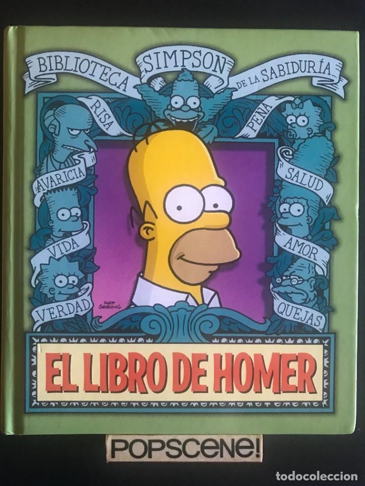 C&oacute;mics: LIBRO - EL LIBRO DE HOMER - BIBLIOTECA SIMPSON SABIDURIA - EDICIONES B - 1&ordf; EDICI&Oacute;N - 2008 - Foto 1