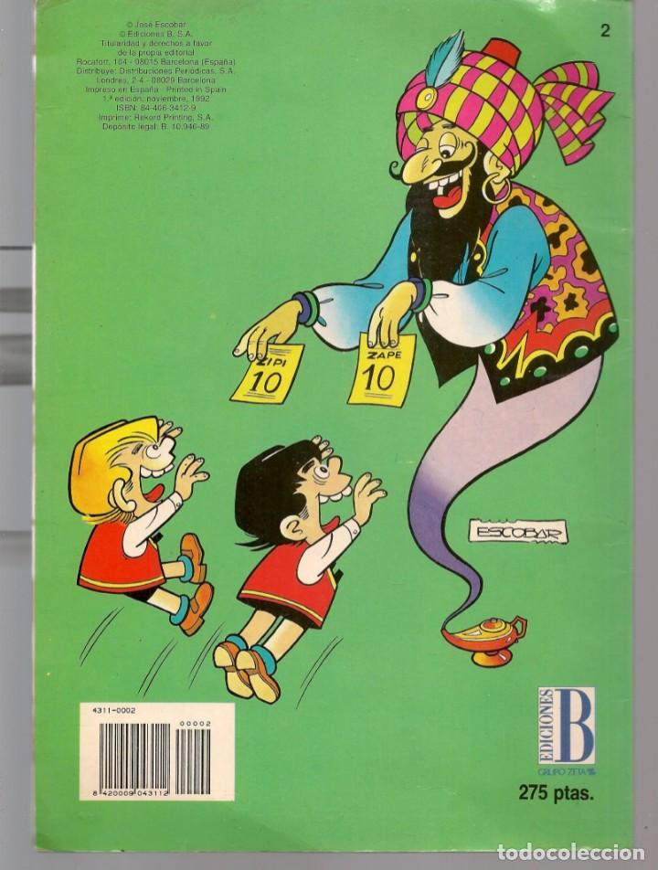 C&oacute;mics: OL&Eacute; !. ZIPI Y ZAPE. N&ordm; 2. EDICIONES B, 1&ordf; EDC. 1992. (B/30.2) - Foto 2