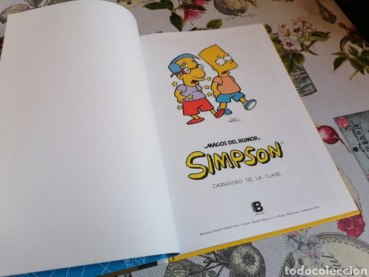 C&oacute;mics: SIMPSON MAGOS DEL HUMOR N&deg;33 CARN&Iacute;VORO DE LA CLASE.EDICIONES B. DIF&Iacute;CIL - Foto 2