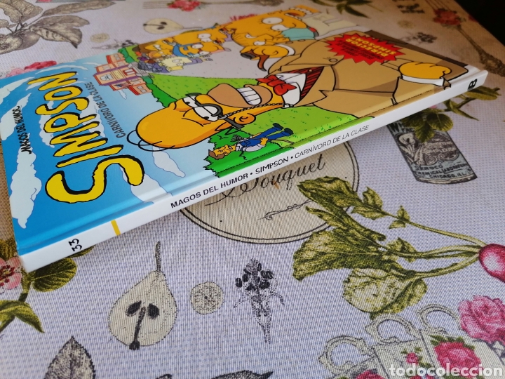 C&oacute;mics: SIMPSON MAGOS DEL HUMOR N&deg;33 CARN&Iacute;VORO DE LA CLASE.EDICIONES B. DIF&Iacute;CIL - Foto 5