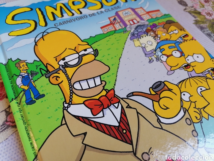 C&oacute;mics: SIMPSON MAGOS DEL HUMOR N&deg;33 CARN&Iacute;VORO DE LA CLASE.EDICIONES B. DIF&Iacute;CIL - Foto 10