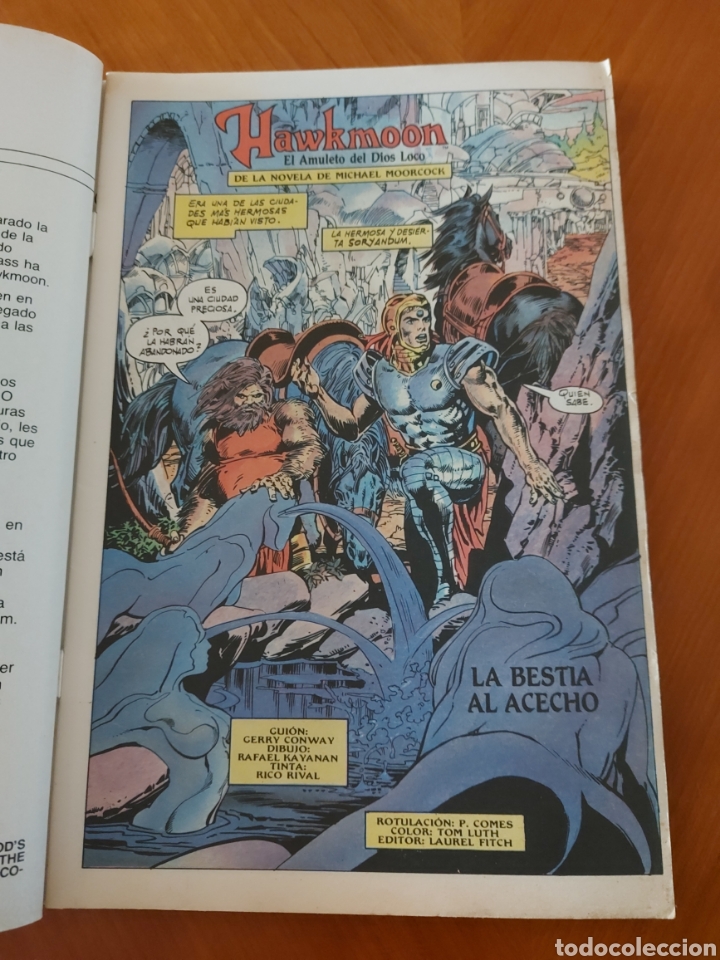 C&oacute;mics: Retapado Hawkmoon Vol 2 N&uacute;m 5, 6, 7, 8 a&ntilde;o 1987 First comic Tebeos - Foto 3