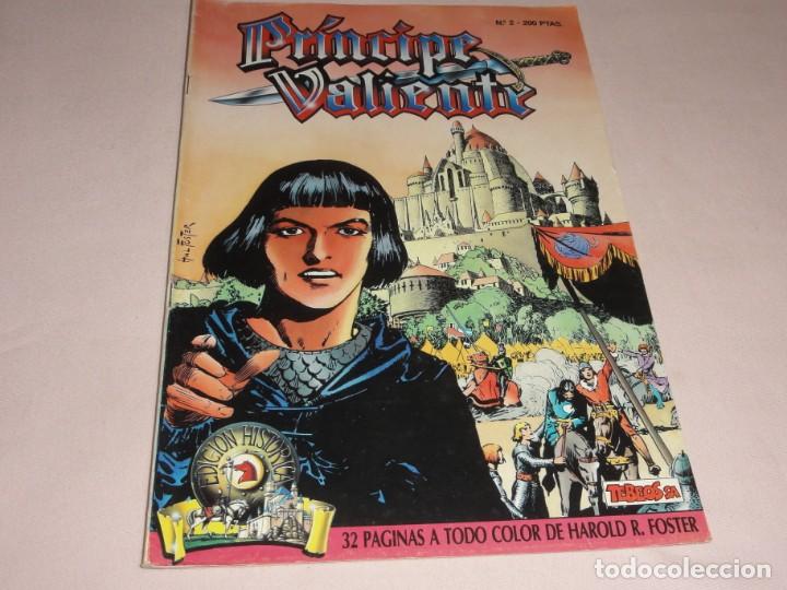 C&oacute;mics: PRINCIPE VALIENTE N&ordm; 2. EDICI&Oacute;N HIST&Oacute;RICA. EDICIONES B. 1988. C-89 - Foto 1