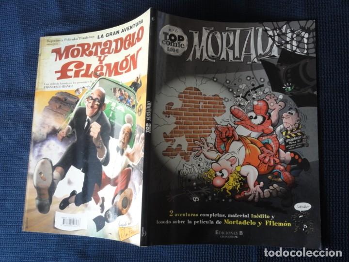 C&oacute;mics: TOP COMIC. N&ordm; 6. MORTADELO. 2 AVENTURAS COMPLETAS. EDICIONES B. 2002. C-29 - Foto 1