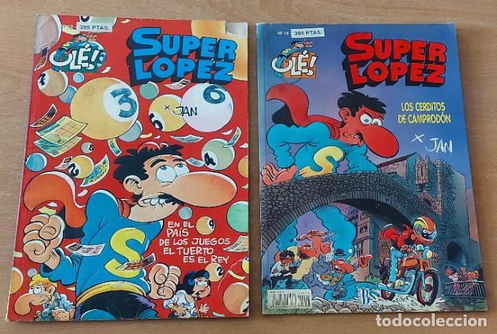 C&oacute;mics: 8 comics SUPER LOPEZ DE JAN ED BRUGUERA Y ED. B - Foto 2