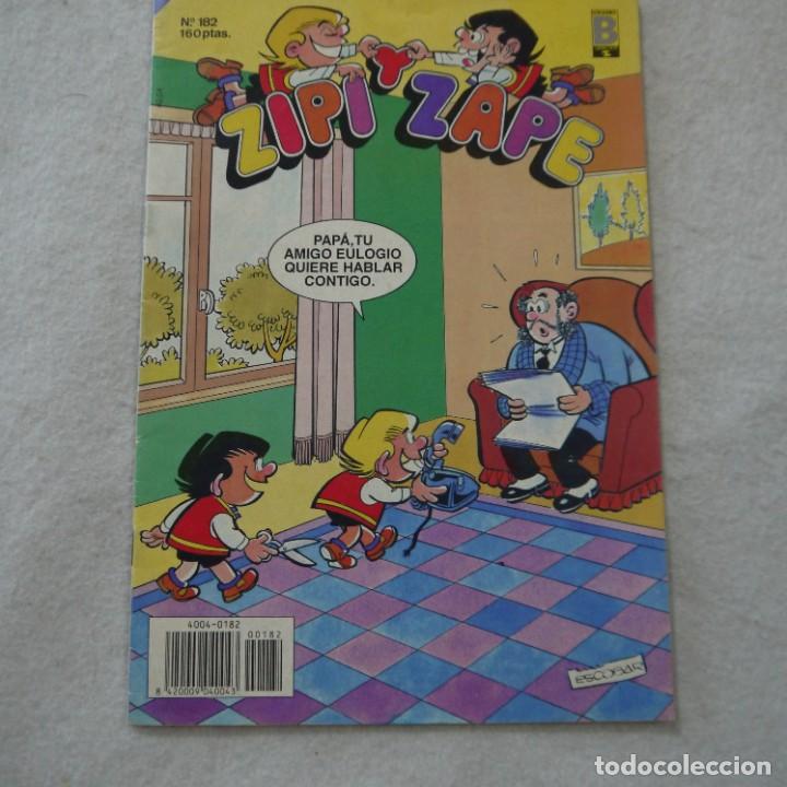C&oacute;mics: ZIPI Y ZAPE N.&ordm; 182 - ESCOBAR - EDICIONES B - 1987 - Foto 1
