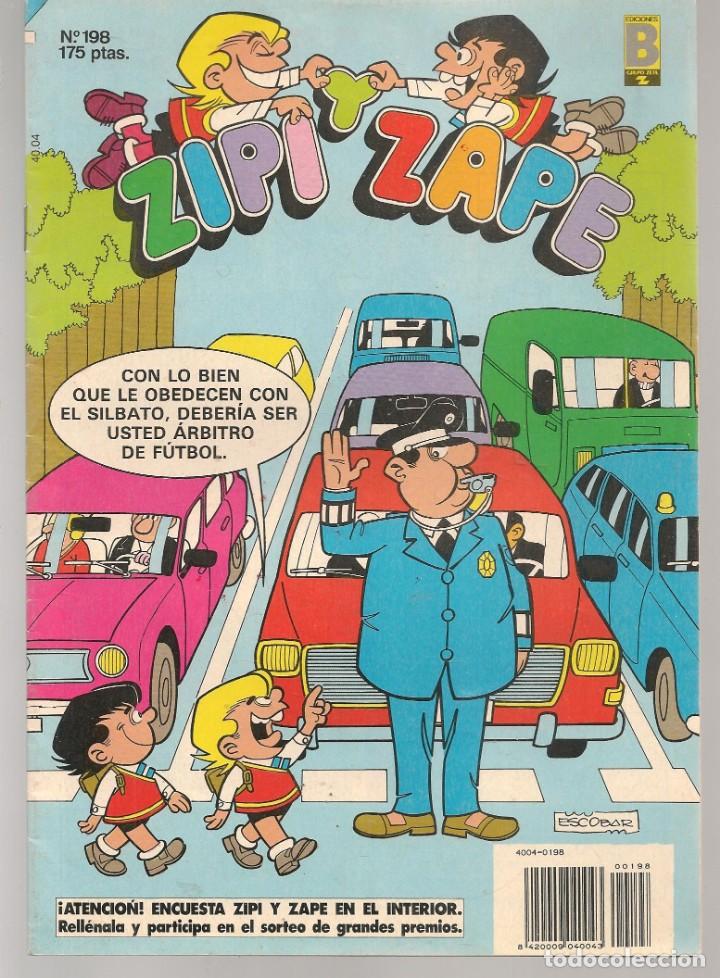 C&oacute;mics: ZIPI ZAPE. N&ordm; 198. EDICIONES B. (C/A100) - Foto 1