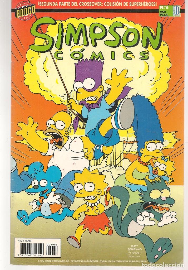 C&oacute;mics: SIMPSON C&Oacute;MIC. N&ordm; 6. EDICIONES B. (C/A100) - Foto 1