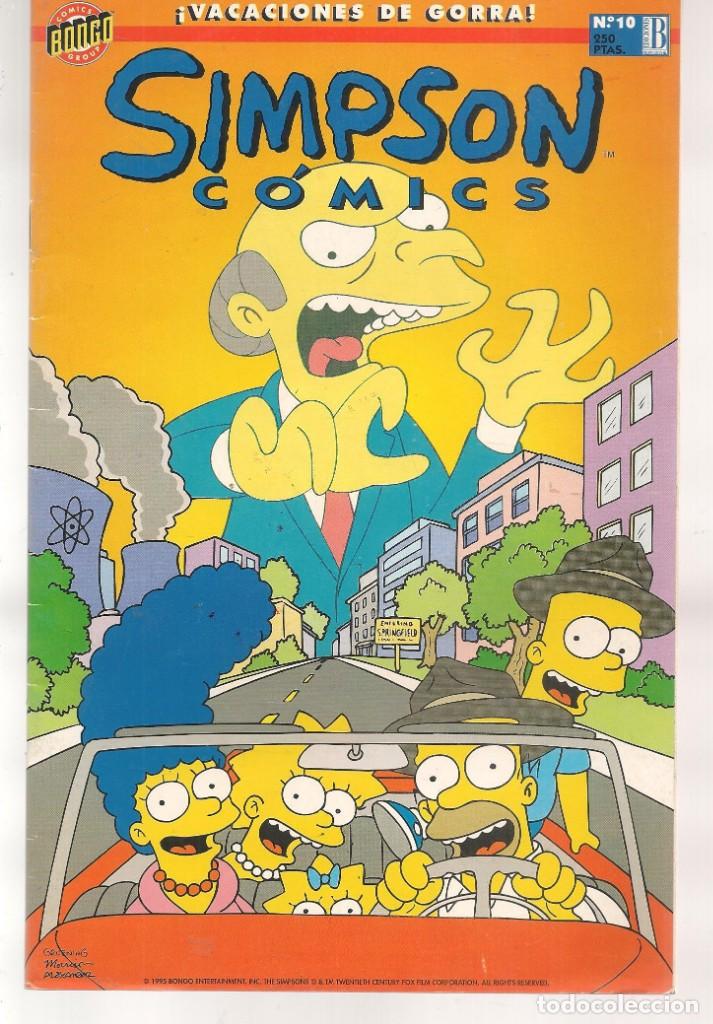 C&oacute;mics: SIMPSON C&Oacute;MIC. N&ordm; 10. EDICIONES B. (C/A100) - Foto 1