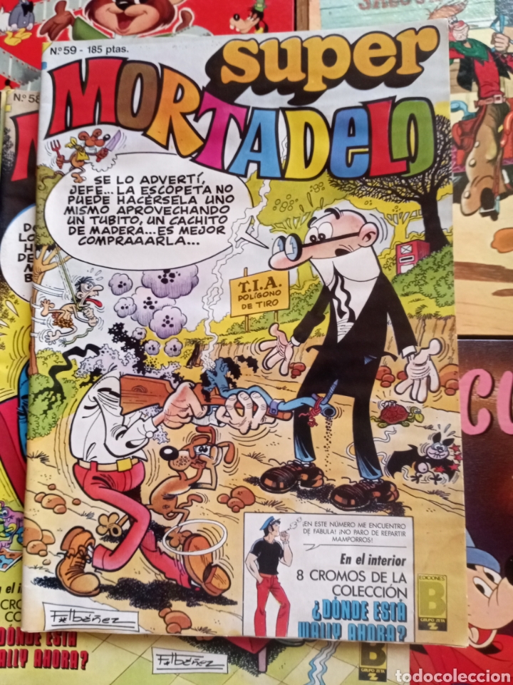 C&oacute;mics: Super Mortadelo 59 Contiene cromos cj64 - Foto 1
