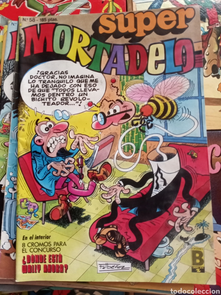 C&oacute;mics: Super Mortadelo 58 Contiene cromos cj64 - Foto 1