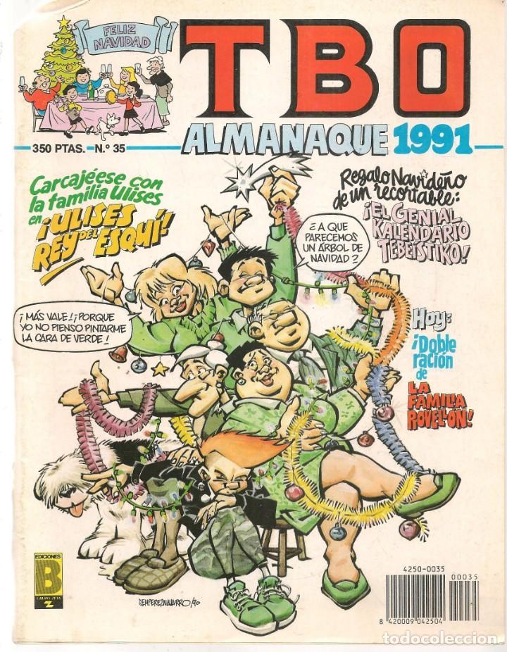 C&oacute;mics: TBO. ALMANAQUE 1991. SIN EL RECORTABLE. EDICIONES B. (C/A32) - Foto 1