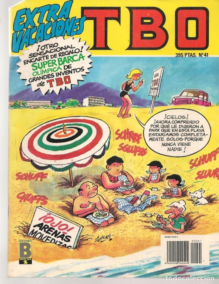 C&oacute;mics: TBO. EXTRA DE VACACIONES. ENCARTE SUPER BARCA OLIMPICA. EDICIONES B. (C/A32) - Foto 1