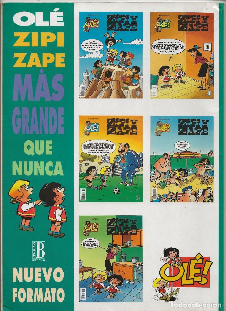 C&oacute;mics: OL&Eacute; - ZIPI Y ZAPE N&ordm; 1 - PORTADA EN RELIEVE - EDICIONES B - 2002 - Foto 2