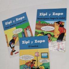 Cómics: COM-348. LOTE DE 3 COMICS ZIPI Y ZAPE, EDICIONES B, GRUPO ZETA. 2003.