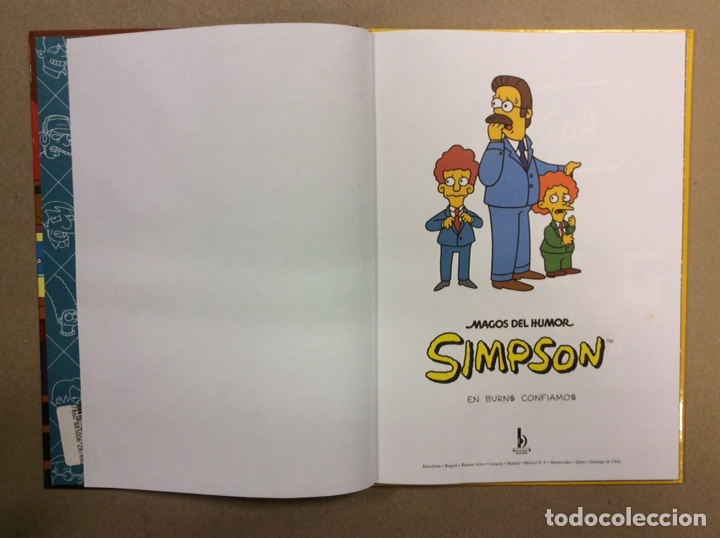 C&oacute;mics: SIMPSON &ldquo;EN BURNS CONFIAMOS&rdquo;. EDICIONES B 2007 (1&ordf; EDICI&Oacute;N). MAGOS DEL HUMOR - Foto 2