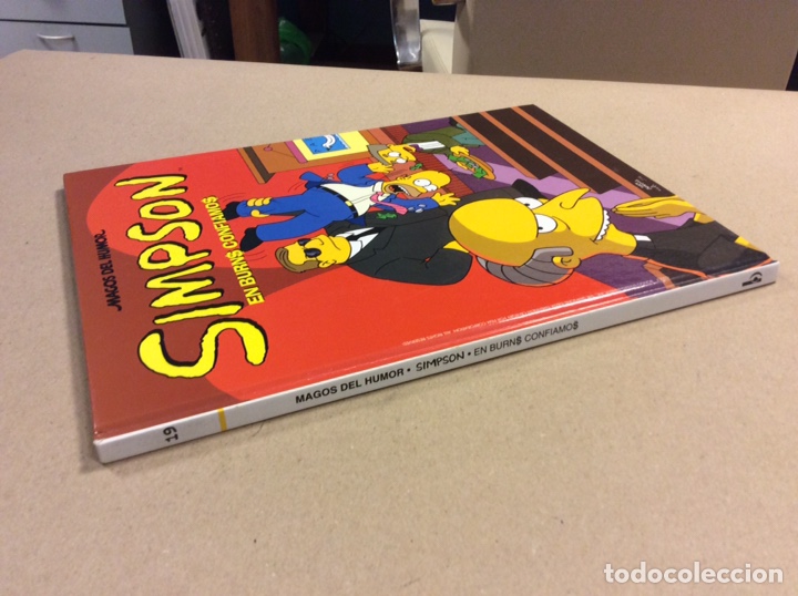 C&oacute;mics: SIMPSON &ldquo;EN BURNS CONFIAMOS&rdquo;. EDICIONES B 2007 (1&ordf; EDICI&Oacute;N). MAGOS DEL HUMOR - Foto 8