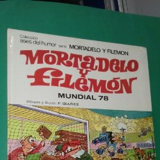 Cómics: MORTADELO Y FILEMON. MUNDIAL 78. COL. ASES DEL HUMOR.- F. IBAÑEZ. ED. B, 1978. PRIMERA (1ª) ED.. Lote 349522774