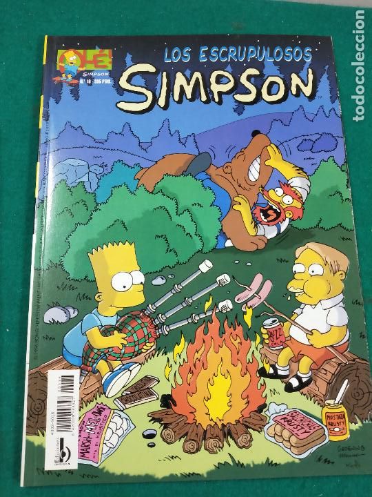 C&oacute;mics: LOS ESCRUPULOSOS SIMPSON N&ordm; 16. OLE. EDICIONES B. 1996 - Foto 1