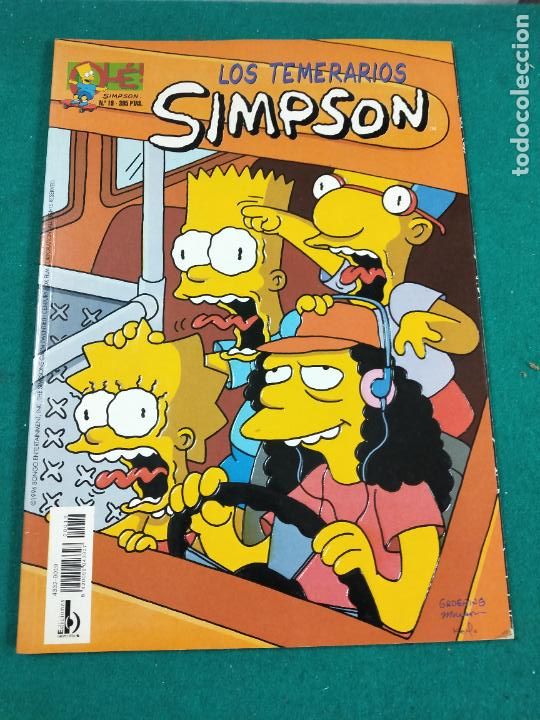 C&oacute;mics: LOS TEMERARIOS SIMPSON N&ordm; 19. OLE. EDICIONES B. 1996 - Foto 1