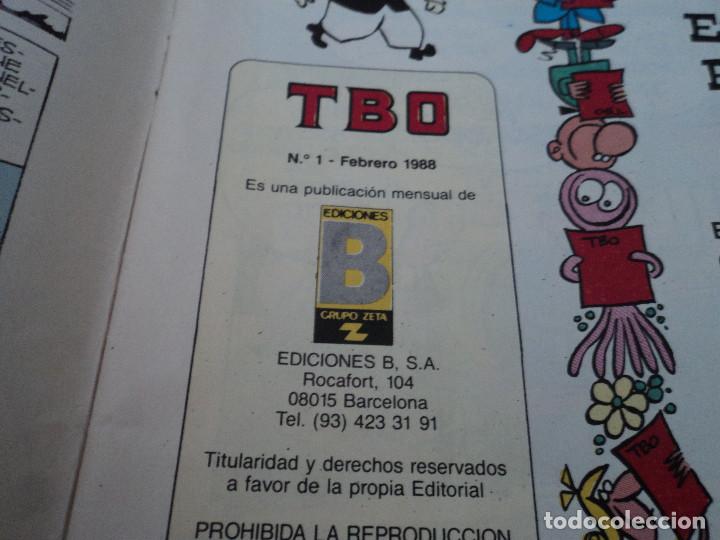 C&oacute;mics: TBO n&ordm; 1 - ediciones b - a&ntilde;o 1988 - Foto 2