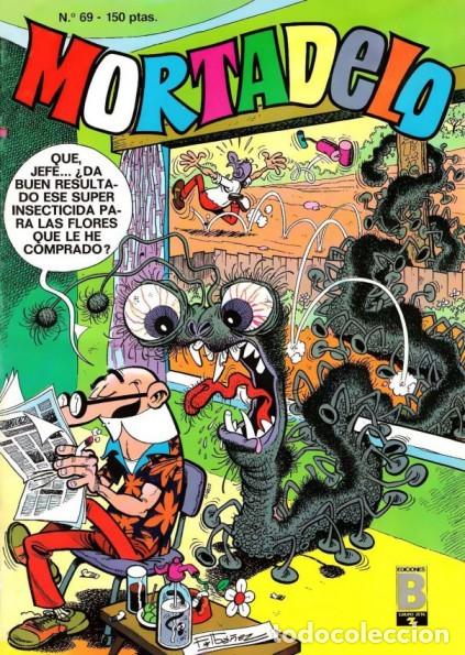 C&oacute;mics: MORTADELO-SEMANAL-EDICIONES B- N&ordm; 69 -F.IB&Aacute;&Ntilde;EZ-ALFALFO-HUG-V&Aacute;ZQUEZ-1988-M.BUENO-DIF&Iacute;CIL-LEA-7271