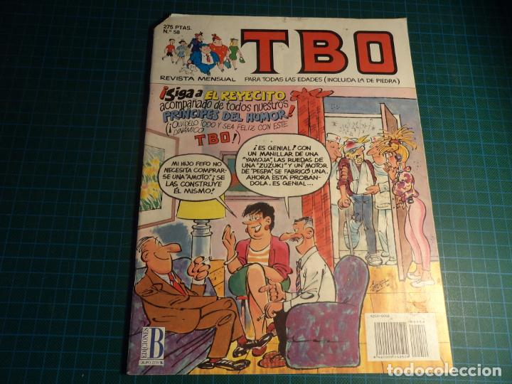 C&oacute;mics: TBO. N&deg;58. Ediciones B. (Ref.012) - Foto 1