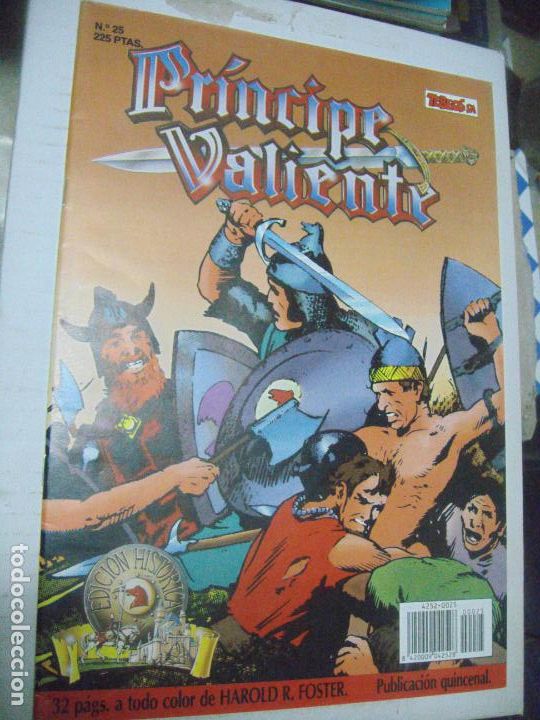 C&oacute;mics: PRINCIPE VALIENTE N&ordm; 1 AL 45 - ED. HIST&Oacute;RICA - EDICIONES B - Foto 18