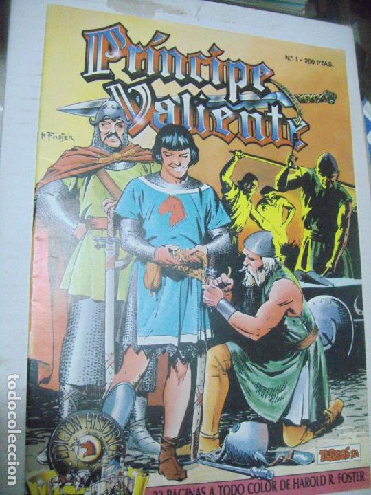 C&oacute;mics: PRINCIPE VALIENTE N&ordm; 1 AL 45 - ED. HIST&Oacute;RICA - EDICIONES B - Foto 1