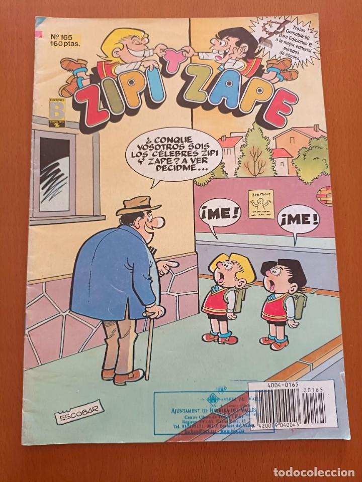 C&oacute;mics: ZIPI Y ZAPE N&ordm; 165 * EDICIONES B * 160 PTAS - Foto 1