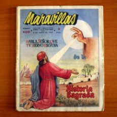 Cómics: HISTORIA SAGRADA -Nº 400 HABLA SEÑOR QUE TU SIERVO ESCUCHA - 8 DE MAYO DE 1947 -EDICIONES MARAVILLAS. Lote 359055835