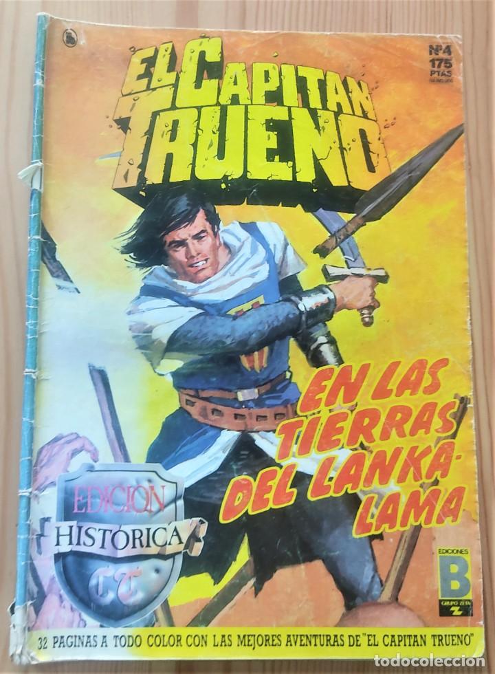 C&oacute;mics: EL CAPIT&Aacute;N TRUENO N&ordm; 4 - EDICI&Oacute;N HIST&Oacute;RICA - EDICIONES B - Foto 1