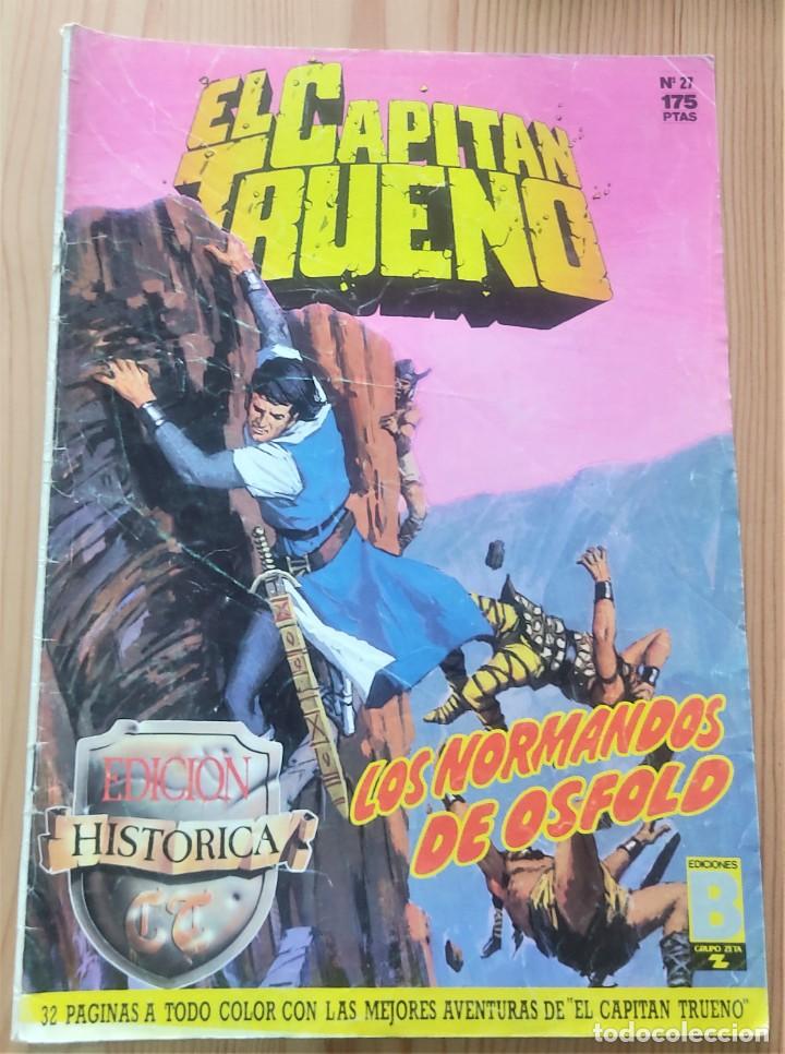 C&oacute;mics: EL CAPIT&Aacute;N TRUENO N&ordm; 27 - EDICI&Oacute;N HIST&Oacute;RICA - EDICIONES B - Foto 1