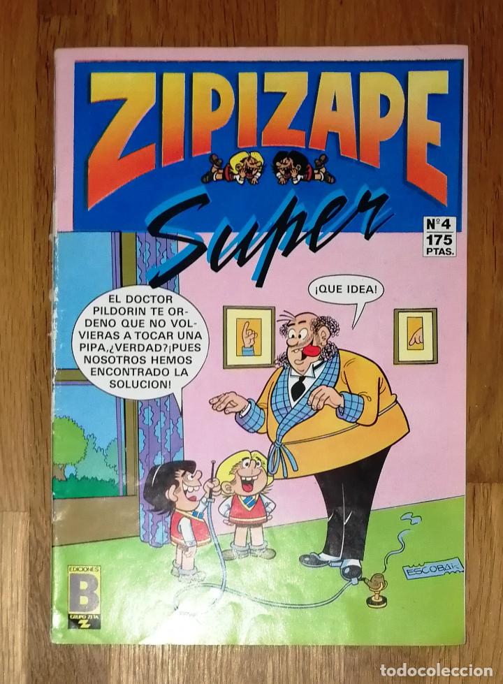 C&oacute;mics: ZIPIZAPE S&Uacute;PER [ZIPI ZAPE]. N&ordm; 4. - Ediciones B, D.L. 1987 - Foto 1