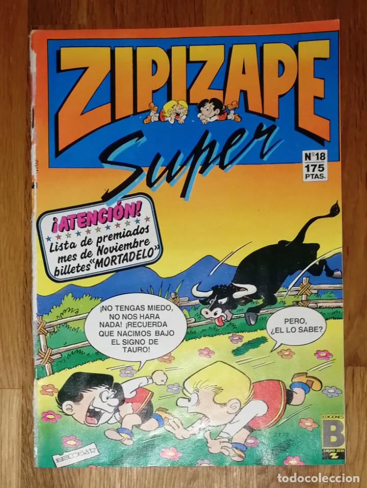 C&oacute;mics: ZIPIZAPE S&Uacute;PER [ZIPI ZAPE]. N&ordm; 18. - Ediciones B, D.L. 1987 - Foto 1