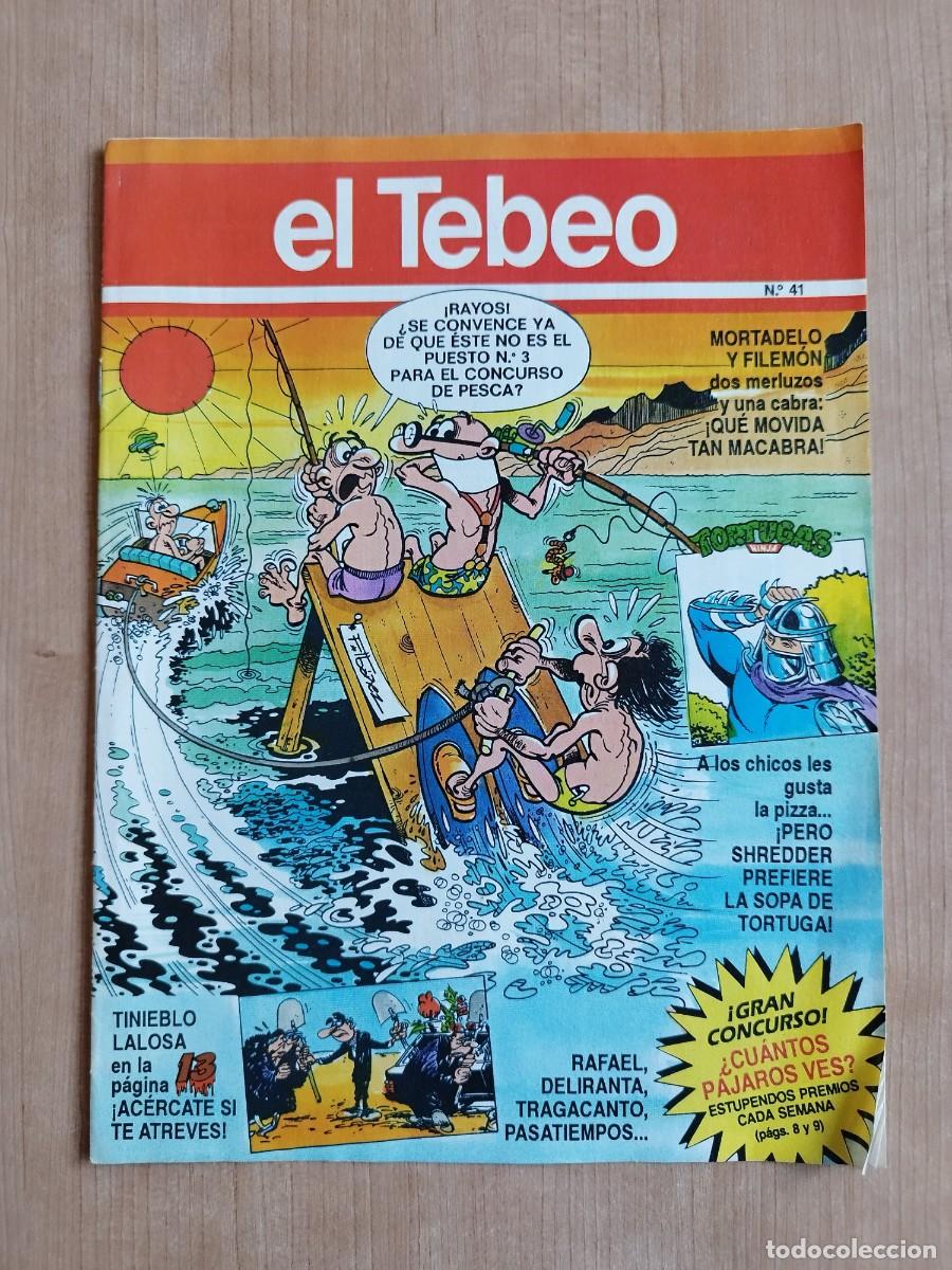 C&oacute;mics: C&Oacute;MIC EL TEBEO, INGENUIDAD GORDA, EDICIONES B, N&ordm; 41, 1991 ... L5891 - Foto 1