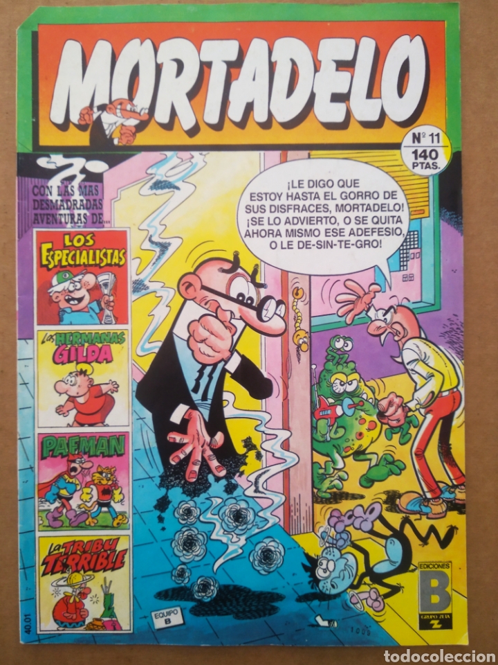 C&oacute;mics: Revista Mortadelo n&deg;11 (Ediciones B, 1987). Con Pafman. - Foto 1