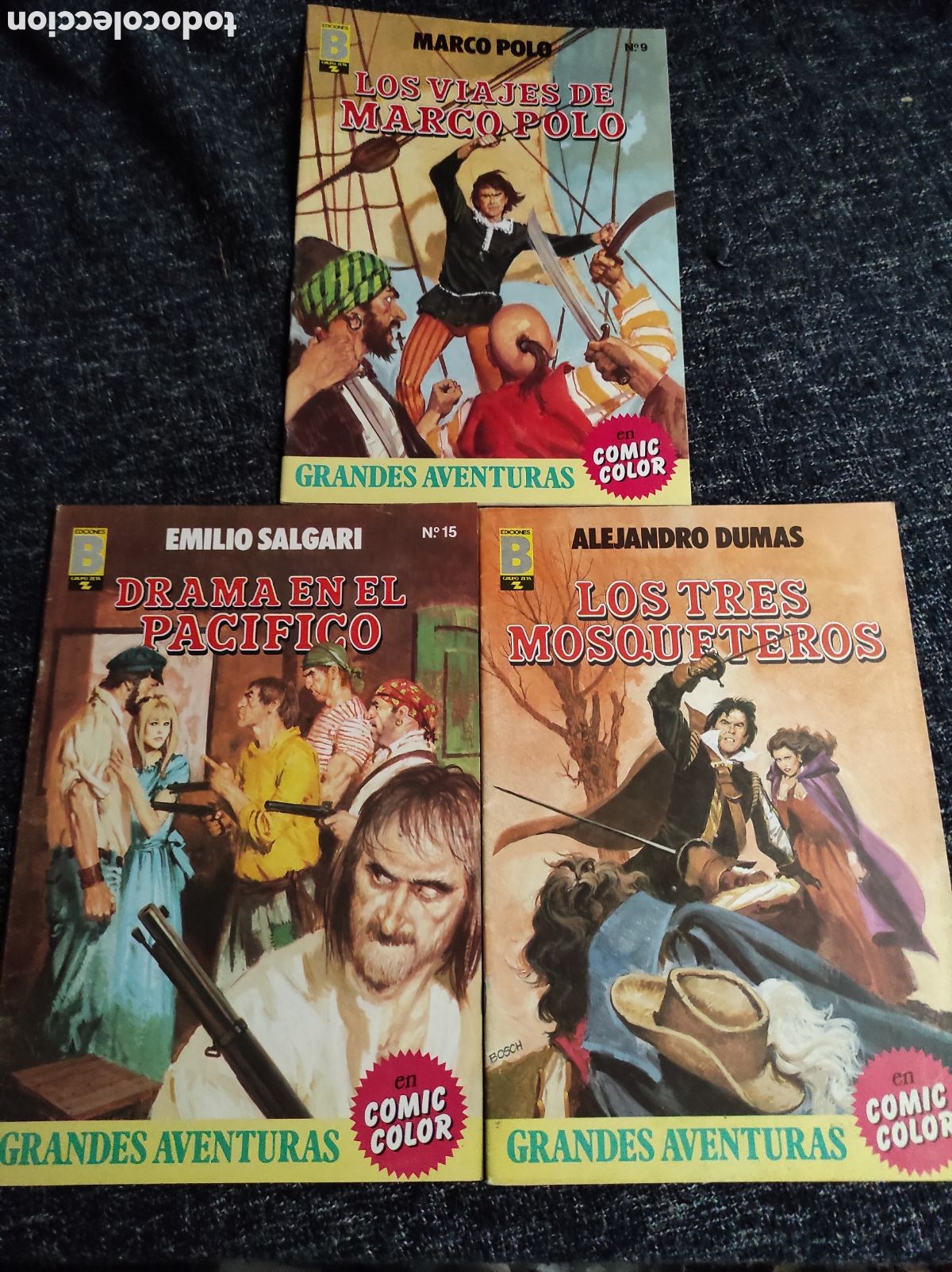 C&oacute;mics: GRANDES AVENTURAS DE EDICIONES B - LOTE DE 3 EJEMPLARES - Foto 1