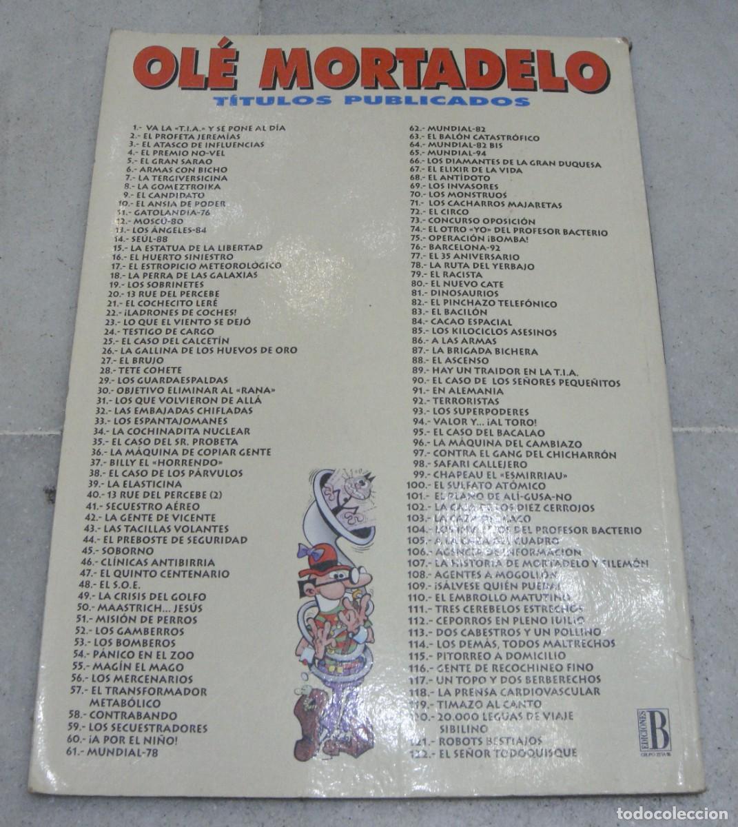 C&oacute;mics: MORTADELO Y FILEM&Oacute;N N&ordm; 41. SECUESTRO AEREO. COLECCI&Oacute;N OL&Eacute;. - Foto 3