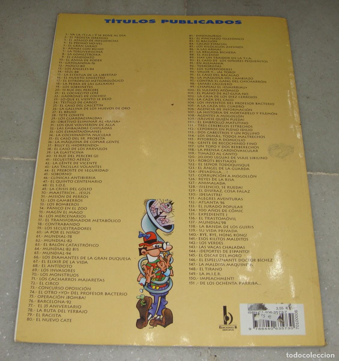 C&oacute;mics: MORTADELO Y FILEM&Oacute;N N&ordm; 8. LA GOMEZTROIKA. COLECCI&Oacute;N OL&Eacute;. - Foto 3