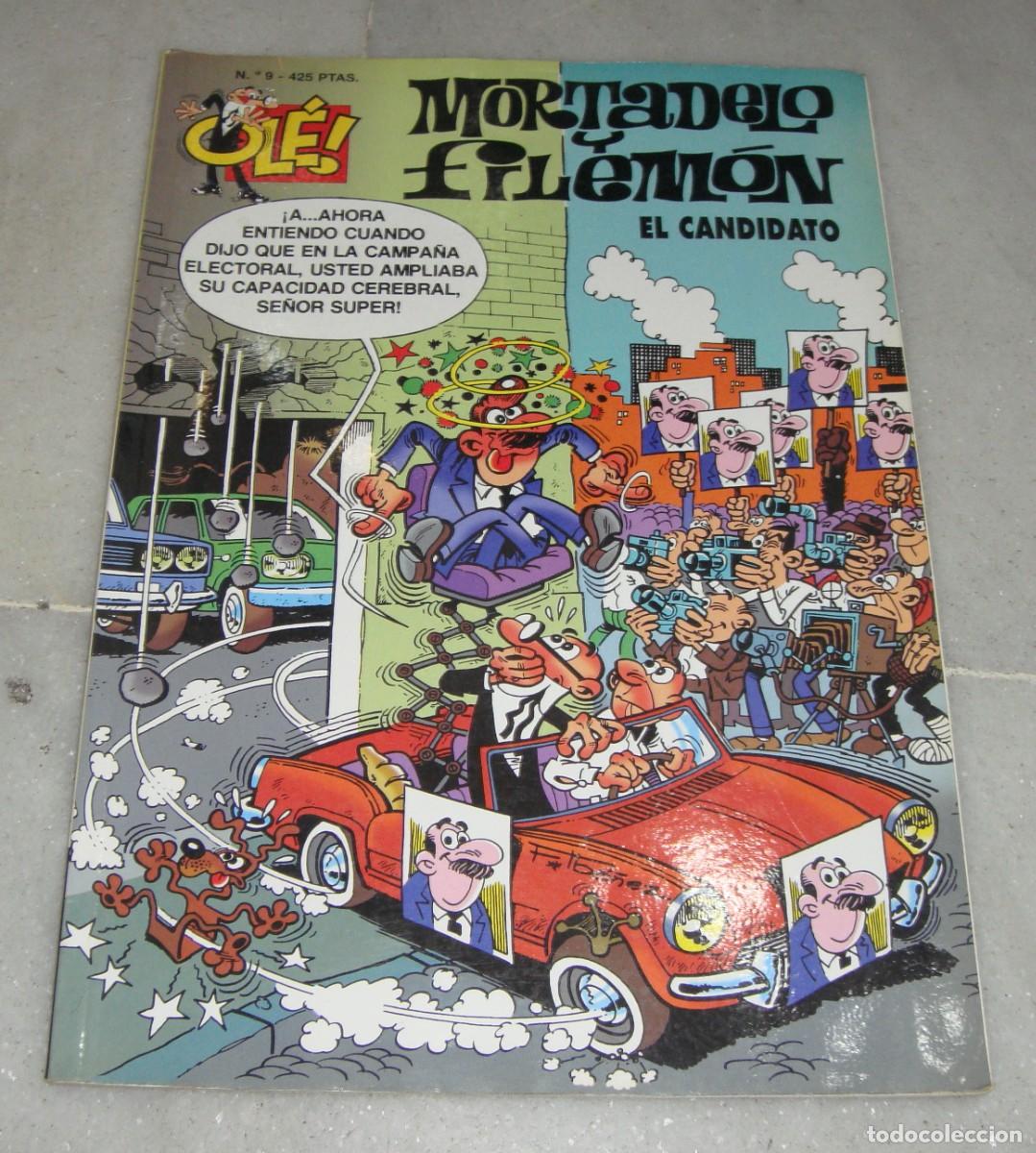 C&oacute;mics: MORTADELO Y FILEM&Oacute;N N&ordm; 9. EL CANDIDATO. COLECCI&Oacute;N OL&Eacute;. - Foto 1