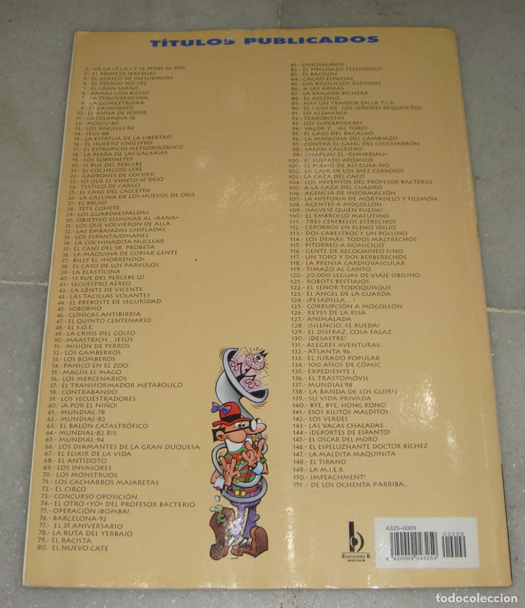 C&oacute;mics: MORTADELO Y FILEM&Oacute;N N&ordm; 9. EL CANDIDATO. COLECCI&Oacute;N OL&Eacute;. - Foto 3