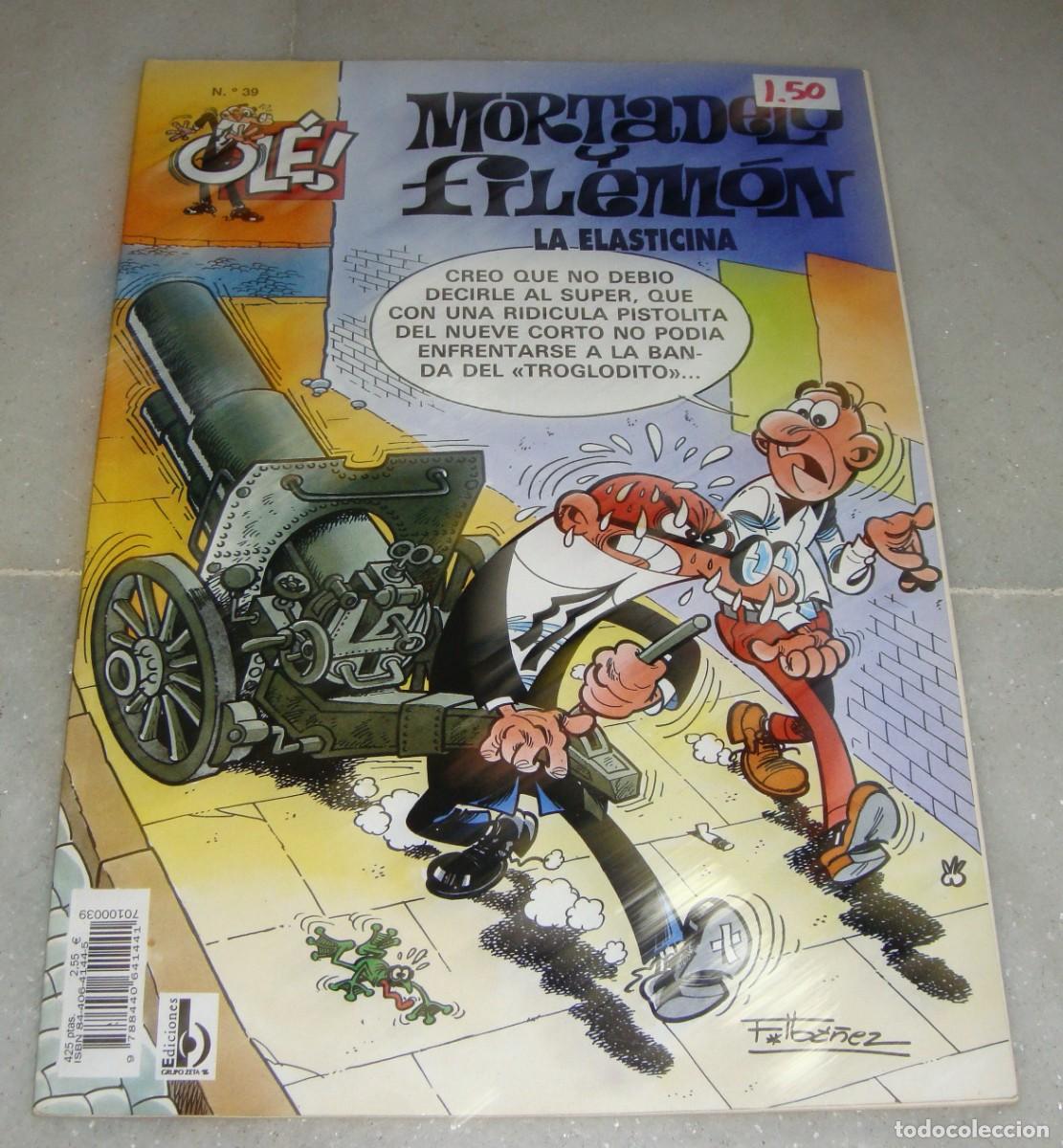 C&oacute;mics: MORTADELO Y FILEM&Oacute;N N&ordm; 39. LA ELASTICINA. COLECCI&Oacute;N OL&Eacute;. - Foto 1