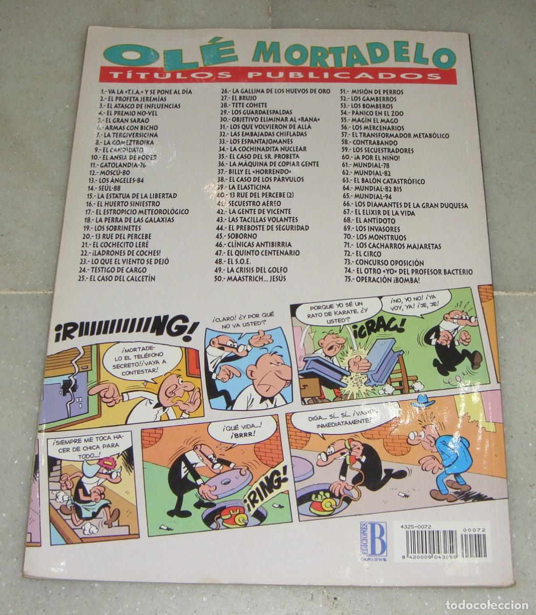 C&oacute;mics: MORTADELO Y FILEM&Oacute;N N&ordm; 72. EL CIRCO. COLECCI&Oacute;N OL&Eacute;. - Foto 3