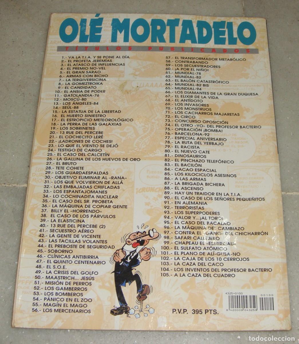 C&oacute;mics: MORTADELO Y FILEM&Oacute;N N&ordm; 100. EL SULFATO AT&Oacute;MICO. COLECCI&Oacute;N OL&Eacute;. - Foto 3